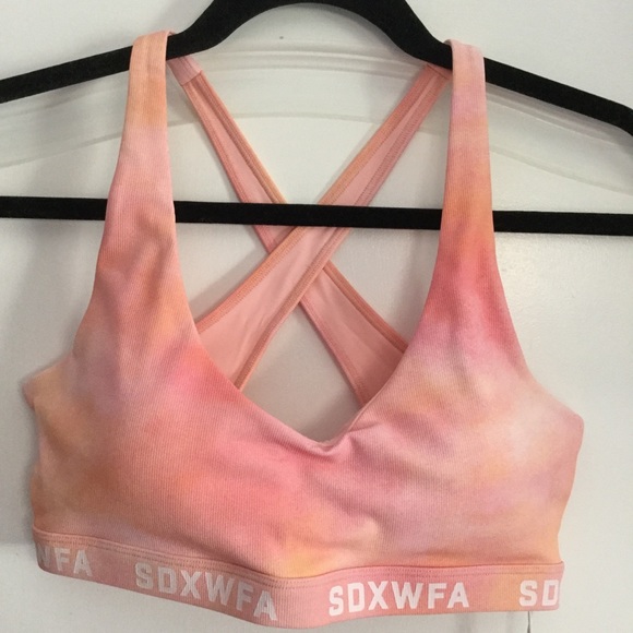 Sarah’s Day x White Fox Kelly Sports Bra Pink - Picture 3 of 5